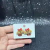 Pendientes Serie Mascotas Lindas Pendientes de Aguja de Plata S925 Chapado Ecológico Tienda Venta al por Mayor Antialérgico
