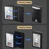 Bestseller de Amazon Cartera para Hombre Caja Metálica Plegable para Tarjetas Antimanética Antirrobo Caja de Aluminio Cepillado Personalización de Cartera para Hombre