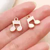 Pingente de Liga Metálica com Gotejamento Rosa de Disco de Música Fonógrafo Fita de Partitura Musical Pingente de Liga Metálica Pulseira DIY Chaveiro Acessórios de Joia