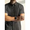 Camiseta Fresca de Seda de Hielo Sin Arrugas, Sin Planchar, Sin Costuras, Manga Corta para Hombre, Nueva de Verano 2025, Ropa de Trabajo Business, Camisa Transpirable