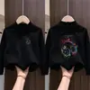 Camada Base Térmica de Fleece Escovado para Meninos 2026 Nova Roupa Outono/Inverno Camiseta de Manga Longa Infantil Camada Interna Quente Top