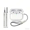 Adecuado para Estuches de Auriculares Apple Airpods5 Transparente TPU Estuche Protector AirPods Cuarta Generación Airpodspro3