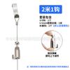 Colgador de Bilder Oculto Ensamblaje de Polea Cable de Acero Inoxidable Línea Colgante para Exhibición de Cuadros