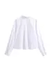 Estilo Europeo y Americano Transfronterizo Za Nuevo Estilo para Mujer Verano 2025 Aliexpress Estilo Caliente Moda Camisa de Manga Larga con Cintura de Cordón