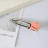 Pinza Metálica Estilo Y2K Dulce Fresca Sencilla Moda Elegante Pinza para el Cabello Pinza para Flequillo Pinza Lateral Pinza para el Flequillo del Frente Accesorio para el Cabello
