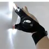 Linterna LED puntual transfronteriza Guantes luminosos para pesca Reparación de emergencia Guantes de iluminación para pesca nocturna Guantes con luz para dedo