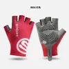 Luvas Esportivas de Fitness Antiderrapantes de Seda de Gelo para Mulheres e Homens, Finas, Resistentes ao Desgaste, Respiráveis, Almofadas de Treinamento de Equipamento, Ciclismo, Absorção de Choque, Escalada
