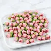 Botões de Rosa Simulados Fabricados em Fábrica DIY Mini Botões de Rosa de Acabamento de Alta Qualidade Corsage Acessórios de Cabelo Acessórios de Flor de Pulso