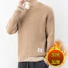 Recomendación popular: Suéter de punto de cuello redondo de moda, en stock en la fábrica, prendas de punto para hombre