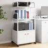 Estante de almacenamiento para impresora, estante de almacenamiento multifuncional de múltiples capas, estante de almacenamiento de pared de hierro para sala de estar y oficina