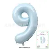 Globos Digitales de Tarjeta de 40 pulgadas Cubierta Dura Envueltos Individualmente Tarjeta de Papel Globos de Papel de Aluminio Globos de Decoración para Fiesta de Cumpleaños Venta al por Mayor