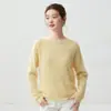 26 Novos Suéteres de Cashmere Femininos com Padrão de Diamantes em Tricô Trançado, Gola Redonda Pulôver, Caimento Solto Suéter de Tricô de Cashmere para Outono e Inverno, Camada Base