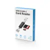 Leitor de Cartão Tipo-C Dois em Um Modelo Privado Transfronteiriço Tf/Sd Dupla Cabeça Usb2.0 Leitor de Cartão de Câmera para Celulares e Computadores