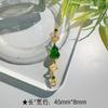 Cadena Colgante Zakiram de Diamante Incrustado en Oro Antiguo Pulsera Tobillera a Juego para Pareja Hecha a Mano DIY Accesorios al por Mayor