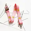 Novos Acessórios de Cordão para Celular com Fita Multiuso Cruzado Resistente a Quedas Lanyard Sorriso Bolsa Acessórios para Bolsa de Filmadora