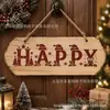 Plantillas de pintura calada con números y letras para decoración navideña europea y americana, pintura en spray DIY para niños, plantillas y moldes para colorear
