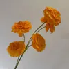 5 peces koi y peonías para decoración de lugar de boda, arreglos de flores de seda, decoración suave, cascada de flores en techo y suelo, paisajismo de mar de flores