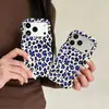 Suministro Exclusivo Transfronterizo de Funda para Teléfono con Estampado de Leopardo Azul Klein para iPhone 18 Pro Max, Cubierta Protectora Anticaídas, Personalizable con Tu Propio Diseño