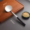 Espátula de Cogumelo Diária para Cozinha Aço Inoxidável Utensílios de Cozinha Estendida Antiderrapante Espessada Resistente a Altas Temperaturas Cabo de Madeira Conjunto de Utensílios Domésticos de Cozinha