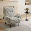 Sillón individual para sentarse y acostarse, adecuado para sala de estar, dormitorio, balcón, diseño minimalista moderno, silla de ocio, estudio, respaldo, silla perezosa