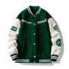 Chaqueta de béisbol japonesa marca de moda de primavera ins estampado de letras pareja estudiante casual chaqueta holgada top de hombre