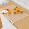 Tábua de Corte Acrílica Transfronteiriça, Tábua de Corte Antiderrapante para Ilha de Cozinha, Tapete de Corte Transparente, Tábua de Corte para Frutas e Legumes
