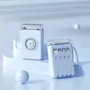 Mini Presente, Compacto e Conveniente, Carregador Portátil Urso de Desenho Animado Vem com Fonte de Alimentação Móvel de Quatro Fios com Lanterna, Portátil
