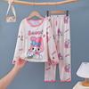 Pijama para niños al por mayor Princesa Primavera y Otoño traje de niño de manga larga mediano y grande Niños niña niña caricatura ropa de casa verano