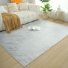 Alfombra Italiana Minimalista de Lujo Ligero, Alfombra de Sala de Estar de Color Sólido, Alfombra para Sofá y Mesa de Café Estilo Wabi-Sabi, Alfombra de Mesita de Noche para Dormitorio