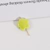 Cor fresca cerâmica pequena flor perfurada com contas brincos pulseira colar joias DIY acessórios femininos material atacado