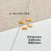 Aleación Gelatina Dos Tonos Corazón Cuentas Dulce Cuadrado Cuentas Sueltas Hecho a Mano DIY Cadena de Teléfono Móvil Material Accesorios Mayoreo