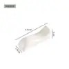 Soporte para Palillos de Cerámica Blanco Puro Soporte de Palillos de Doble Propósito Almohada de Palillos Multiusos Soporte para Cucharas Soporte para Cucharas y Palillos Vajilla para Hotel Restaurante