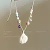 Colar de Estrela-do-Mar com Contas Dopamina de Verão Personalidade de Nicho Alto Valor Estilo Férias na Praia Corrente de Clavícula Versátil