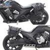 Coche muscle Wolf adecuado para Benda 700 bolsa lateral bolsa lateral se puede instalar casco medio casco casco integral con cerradura marco de liberación rápida modificación