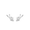 Pendientes de Plata de Ley s925 Pendientes de Hockey del Joker Estilo Coreano Celebridad de Internet Simples Elegantes Joyería para Orejas ins