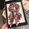 Lenço de Seda Fashion Estampado Estilo Étnico Retrô, Xale de Alta Qualidade, Lenço de Pescoço com Proteção Solar, Lenço Quadrado Pequeno, Lenço de Cabeça, Lenço Feminino
