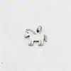 Colgante de Caballo con Acabado Espejo de Venta Caliente Transfronteriza, Accesorios de Joyería DIY de Acero Inoxidable con Anillo para Colgar, Colgante de Moda para el Año del Caballo