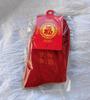 Bolsa individual independiente calcetines rojos palabra de la suerte este año calcetines para hombre y mujer bolsa de la suerte calcetines rojos boda venta al por mayor calcetines festivos