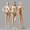 Loja de Roupas Props de Modelo Masculino e Feminino Modelos de Cor de Pele com Base Suporte de Manequim Props de Exibição