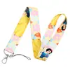 Cuerda Versátil para Teléfono Móvil de Dibujos Animados Anime Mickey Blancanieves Cuerda Larga para Insignia de Identificación Cámara