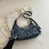 Bolsa de Mão Feminina Tendência para Moto 2026 Outono Novo Estilo Moda Personalizada Alta Qualidade Texturizada Ombro Transversal