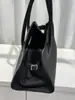 2025 Nuevo Bolso Tote de Piel de Vacuno de Capa Superior con Patrón Lichi Bolso de Hombro Único de Gran Capacidad Bolso de Axila Simple de Gama Alta de Cuero Genuino para Mujer