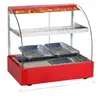 Caja Térmica Comercial Gabinete Térmico de Temperatura Constante Caja Térmica Calefactora Comercial Pequeña Exhibidor de Comida de Escritorio Hamburguesa