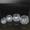 Taza de Vidrio Esférica Transparente Sencilla para Velas Portavelas de Aromaterapia Botella Hidropónica para Suculentas Adornos de Atmósfera Creativa