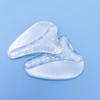 Almofada de silicone para o antepé anti-dor meia palmilha transparente absorvente de choque antiderrapante anti-dor sapatos esportivos antepé meia palmilha PU atacado