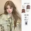 Princesa Li Famosa da Internet Peruca JK Feminina Cobertura Completa da Cabeça Cabelo Cacheado Onda Grande Lolita Peruca Completa Y2G Elfo