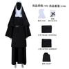 [Em Estoque] Fantasia Cosplay de Freira de Terror Plus Size para Halloween Baile de Máscaras Fantasma Cosplay Terror Halloween