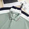 Camisa Polo Manga Curta Roupa de Trabalho Feita Sob Medida Fibra Vegetal Gola Camisa Cultural Manga Curta Feita Sob Medida com Texto e Logo Impressos
