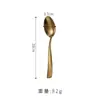 Juego de Cubiertos de Acero Inoxidable 304 Estilo Coreano Martillado para Bistec, Tenedor y Cuchara, Vajilla Occidental para Restaurante, Juego Grueso de Cuatro Piezas con Baño de Oro