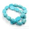 Cuentas de Cabeza de Buda Turquesa Flor Rota Cuentas de Cabeza de Buda de Fondo Plano con Agujeros Cuentas Sueltas Accesorios para Joyería DIY Cuentas de Turquesa Sintética